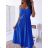 Šaty dlhé letné na ramienka dámske (S/M ONE SIZE) TALIANSKA MÓDA IMD24194