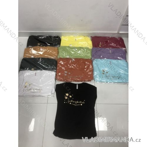 Tričko krátky rukáv dámske (M-XL) TURECKÁ MÓDA TMWG22GY999
