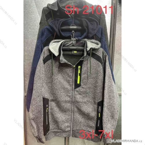 Mikina pánska s kapucňou nadrozmer (3XL-7XL) VINTE VIN22SH21011