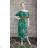 Šaty dlhý rukáv dámske nadrozmer (XL/2XL/3XL ONE SIZE) POLSKÁ MÓDA PMLT22009