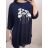 Tunika 3/4 rukáv dámska nadrozmer (5XL-6XL) POLSKÁ MÓDA PMWT22SABINE