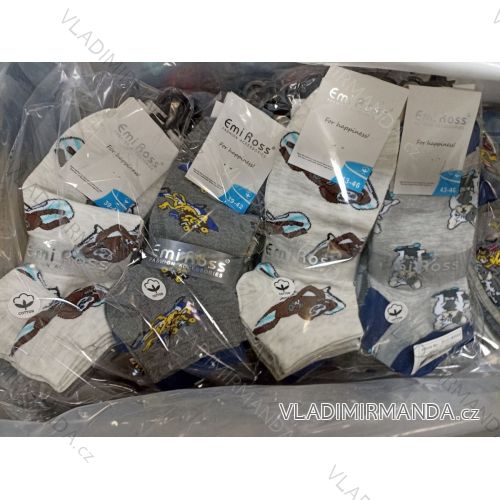 Ponožky členkové pánske (39-42, 43-46) EMI ROSS LOK22038