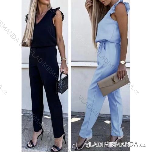Overal letný dlhý elegantný bez rukávov dámsky (S/M/L ONE SIZE) TALIANSKA MÓDA IMWB221657