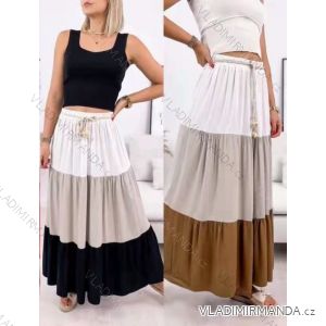 Sukňa letná dlhá dámska (S/M/L ONE SIZE) TALIANSKA MÓDA IMWY221694