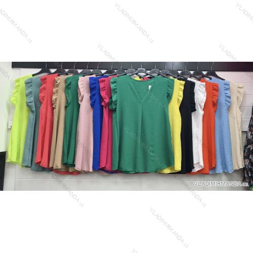 Tunika oversize bez rukávov dámska polyester nadrozmer (L/XL/2XL ONE SIZE) TALIANSKA MÓDA IMWA221729
