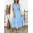 Šaty dlhé elegantné letné bez rukávov dámske (S/M/L ONE SIZE) TALIANSKA MÓDA IMWA221800