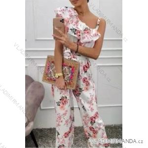 Overal dlhý carmen na ramienka kvetované dámsky (S/M/L ONE SIZE) TALIANSKA MÓDA IMWA221829