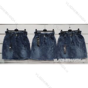 Sukňa krátka riflová pružná dámska (S-XL) TALIANSKA MÓDA IMWA221846
