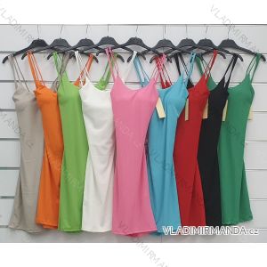 Šaty mini na ramienka dámske (S/M ONE SIZE) TALIANSKA MÓDA IMWA221848