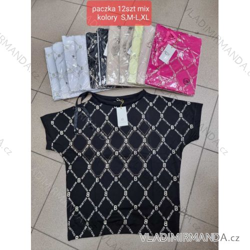 Tričko krátky rukáv dámske (S-XL) TURECKÁ MÓDA TMWG22G56492
