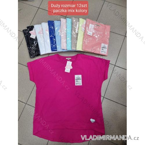 Tričko krátky rukáv dámske (S/M ONE SIZE) TURECKÁ MÓDA TMWG22G567