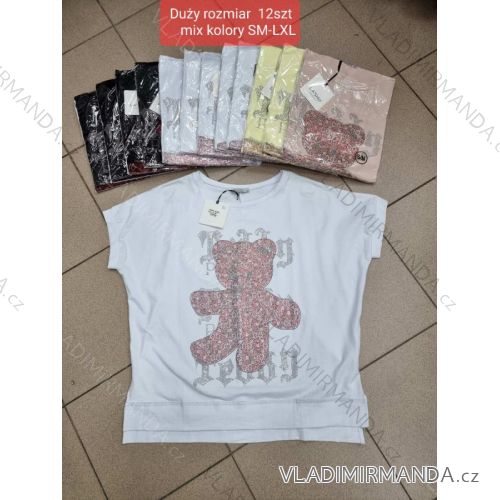 Tričko krátky rukáv dámske (S-XL) TURECKÁ MÓDA TMWG22G5548