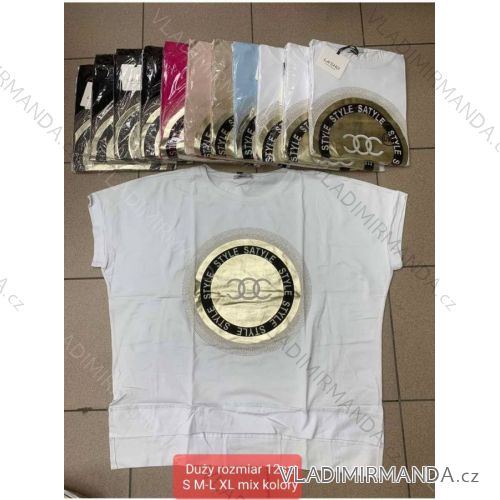 Tričko krátky rukáv dámske (S-XL) TURECKÁ MÓDA TMWG22G5687