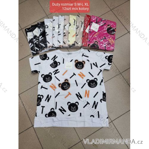 Tričko krátky rukáv dámske (S-XL) TURECKÁ MÓDA TMWG22G5548