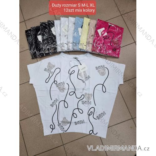 Tričko krátky rukáv dámske (S-XL) TURECKÁ MÓDA TMWG22G548