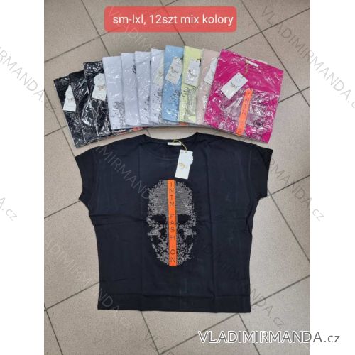 Tričko krátky rukáv dámske (S-XL) TURECKÁ MÓDA TMWG22G5320
