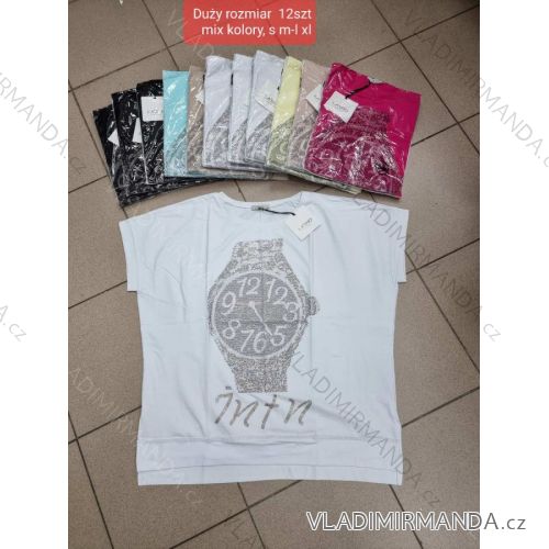 Tričko krátky rukáv dámske (S-XL) TURECKÁ MÓDA TMWG22G5552