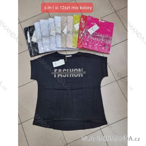 Tričko krátky rukáv dámske (S-XL) TURECKÁ MÓDA TMWG22G5546