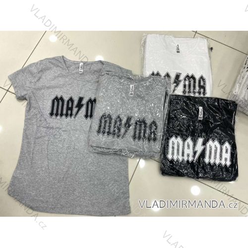 Tričko krátky rukáv dámske (S-XL) TURECKÁ MÓDA TMWG22GYA0158
