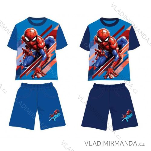 Súprava letný/plážový set tričko krátky rukáv a kraťasy detské spiderman chlapčenská (3-8rokov) SETINO SP-G-OUTWAER-24