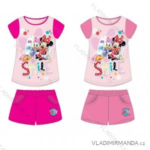 Súprava letný/plážový set tričko krátky rukáv a kraťasy detská minnie mouse dievčenské (3-8rokov) SETINO MIN-G-OUTWEAR-23