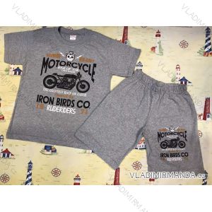 Súprava letné tričko krátky rukáv kraťasy detská dorast chlapčenská (4-8 rokov) TURECKÁ VÝROBA TVB22016