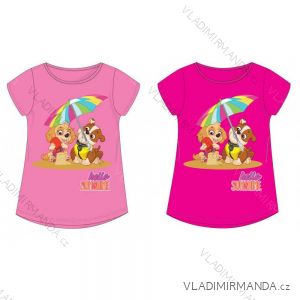 Tričko krátky rukáv paw patrol detské dievčenské (98-128) SETINO PAW-GT-SHIRT-235