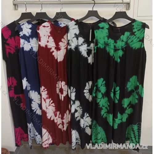 Šaty bez rukávu dámske nadrozmer (M/L-XL/2XL-3XL/4XL) HAG22Y69