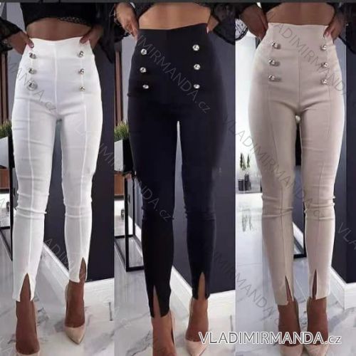 Nohavice elegantné dlhé dámske (S,M,L ONE SIZE) TALIANSKA MÓDA IMM22442