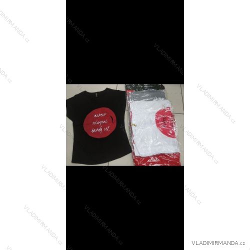 Tričko krátky rukáv dámske nadrozmer (2XL-4XL) TURECKÁ MÓDA TMWG22GYA0200