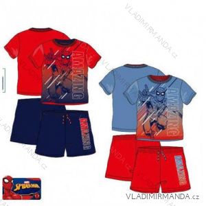 Súprava letný/plážový set tričko krátky rukáv a kraťasy detské spiderman chlapčenská (3-8rokov) SETINO EV1099