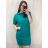 Šaty oversize mikinové krátky rukáv dámska (XL/2XL ONE SIZE) TALIANSKA MóDA IM522180