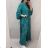 Šaty letné boho španielske krátky rukáv dámska nadrozmer (XL/2XL ONE SIZE) TALIANSKA MóDA IM422539