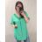 Tunika krátky rukáv dámska nadrozmer (3XL/4XL ONE SIZE) TALIANSKA MÓDA IMWQ22034