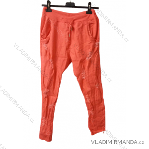 Nohavice dlhé dámske (S / M / L ONE SIZE) TALIANSKÁ MÓDA IM521014/A