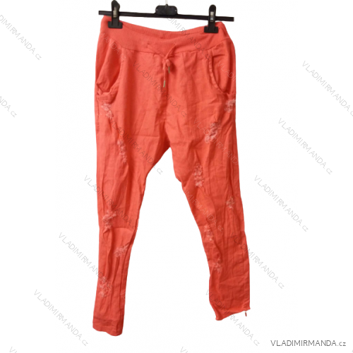 Nohavice dlhé dámske (S / M / L ONE SIZE) TALIANSKÁ MÓDA IM521014/A