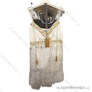 Tielko krajkové na ramienka dámske (S/M ONE SIZE) TALIANSKA MÓDA IMH22156