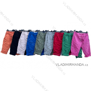 Kraťasy šortky strečové dámske (S/M/L ONE SIZE) TALIANSKA MÓDA IMD22543