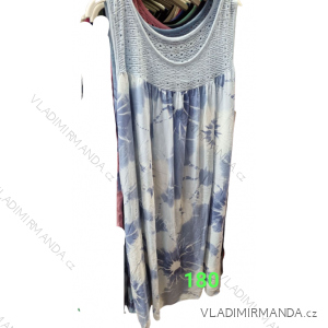 Šaty letné dlhé indické bez rukávov dámske nadrozmer (L/XL/2XL ONE SIZE) INDICKÁ MóDA MA822007