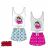 Pyžamový set tričko tielko a kraťasy dámsky minnie mouse (S-XL) SETINO EV3582