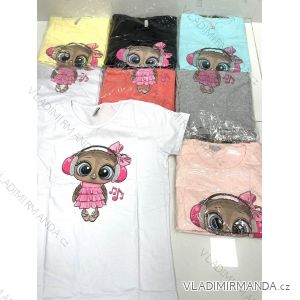 Tričko krátky rukáv dámske (M-XL) TURECKÁ MÓDA TMWG22GYA0423