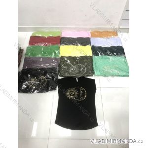 Tričko krátky rukáv dámske (M-XL) TURECKÁ MÓDA TMWG22GYA0394