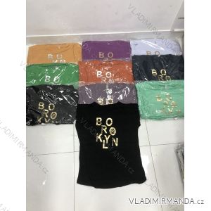 Tričko krátky rukáv dámske (M-XL) TURECKÁ MÓDA TMWG22GYA0389