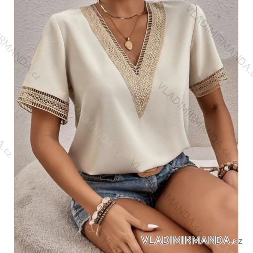 Tunika oversize krátky rukáv dámska (S/M/L ONE SIZE) TALIANSKA MÓDA IMWY222289