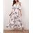 Šaty letné dlhé šifónové na ramienka dámske (S/M/L ONE SIZE) TALIANSKA MÓDA IMWA222199