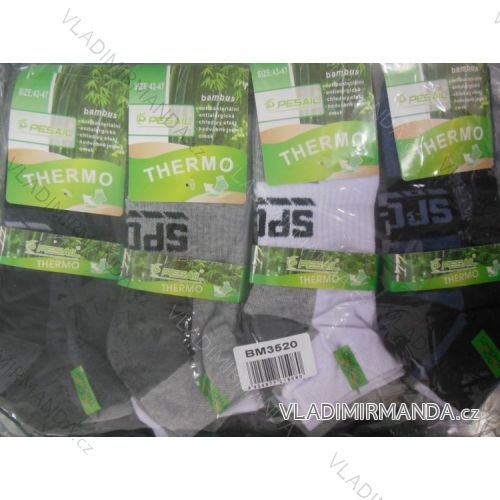 Ponožky členkové thermo bambusové pánske (40-47) PESAIL BM3520