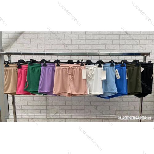 Kraťasy šortky letné dámske (S/M ONE SIZE) TALIANSKA MÓDA IMWOP22OP0320