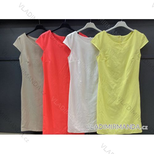 Šaty letné krátky rukáv dámske (S/M ONE SIZE) TALIANSKA MÓDA IMWOP22OP0198