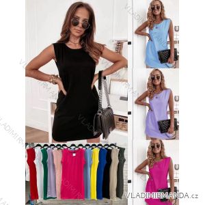 Šaty letné bez rukávov dámske (S/M ONE SIZE) TALIANSKA MÓDA IMWOP22OP0192