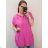 Šaty s kapucňou dlhý rukáv dámska nadrozmer (2XL/3XL  ONE SIZE) TALIANSKA MóDA IM422492LH/DR 2XL/3XL zelená